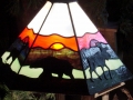 Wildlife Silhouette Lampshade (closeup)